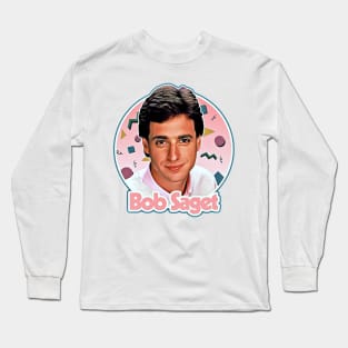 Retro Bob Saget 90s Style Tribute Long Sleeve T-Shirt